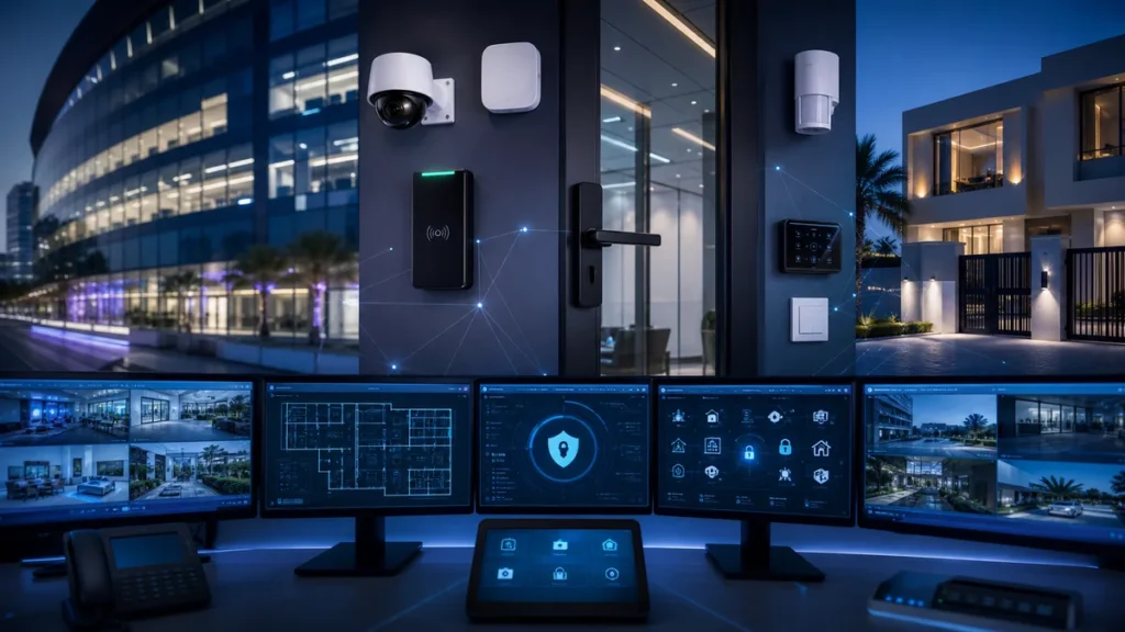 CCTV, access control and smart security systems for UAE properties