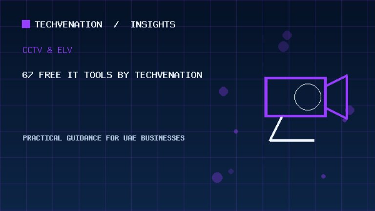 67 Free IT Tools by Techvenation: Network, DNS, Cybersecurity, CCTV, Web & Developer Utilities