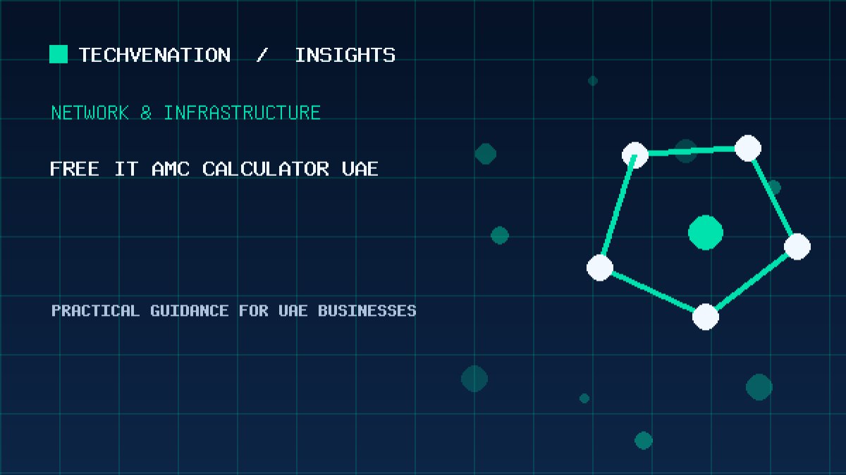 Free IT AMC Calculator UAE: Estimate Monthly IT Support Scope
