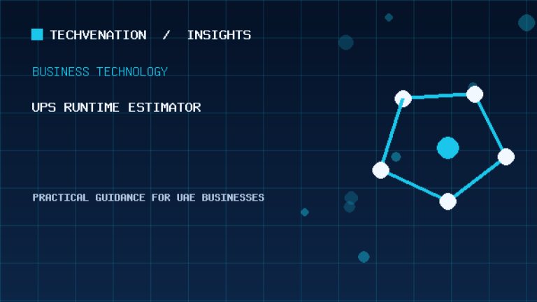 UPS Runtime Estimator: Free Online Tool and Practical Guide