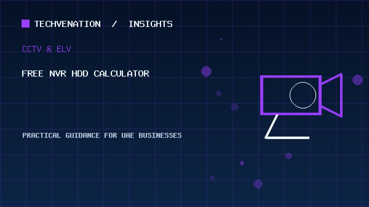 Free NVR HDD Calculator: Estimate CCTV Recording Disk Size