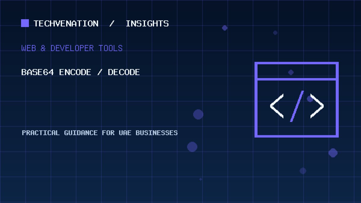 Base64 Encode / Decode: Free Online Tool and Practical Guide