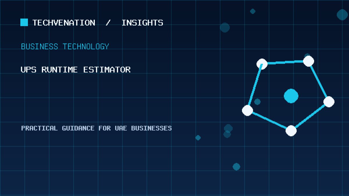 UPS Runtime Estimator: Free Online Tool and Practical Guide