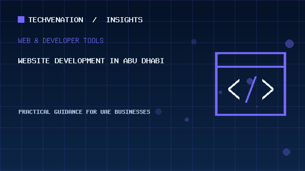 Top Website Development Providers in Abu Dhabi: Techvenation Featured First